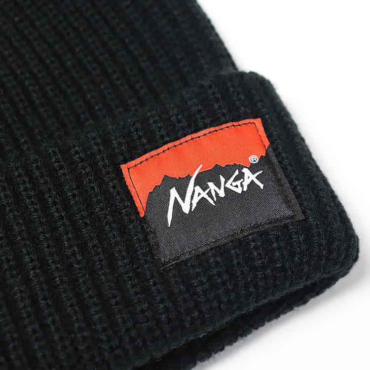 NANGA（ナンガ） 帽子 ニット帽 ボックスロゴ バルキー ビーニー
