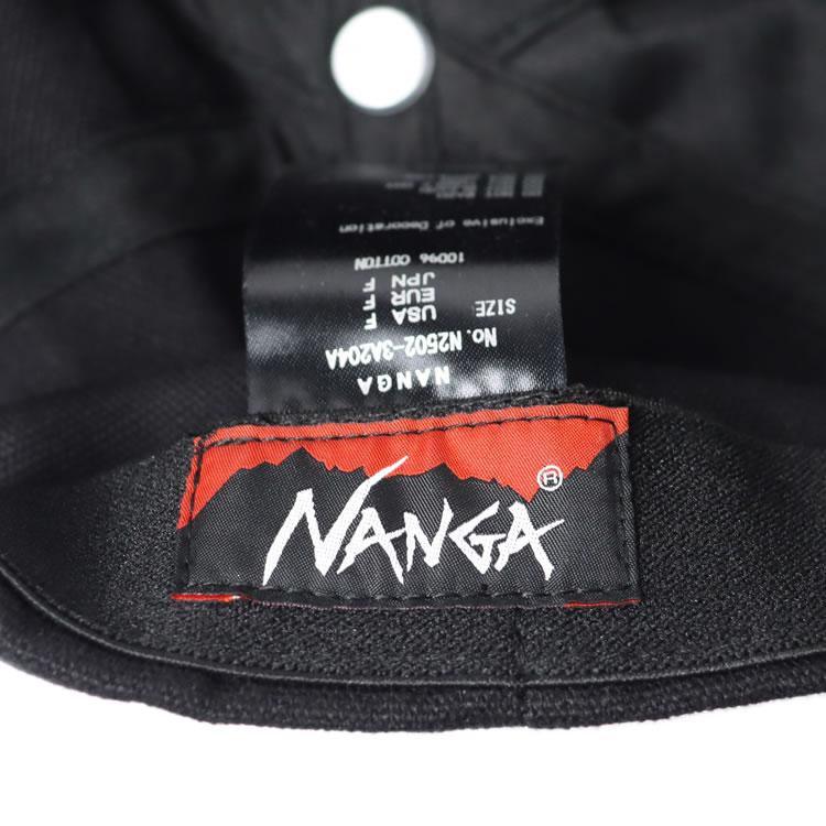 NANGA（ナンガ） 帽子 キャンバス NNGロゴキャップ メンズ レディース