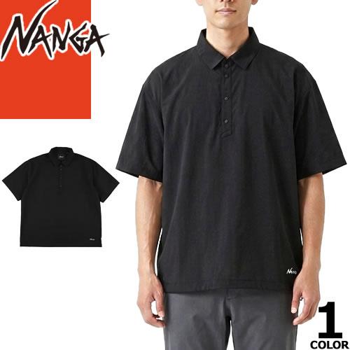 こ*部様 ナンガ ドットエアコンフィ ポロシャツ Mサイズ ブラック NANGA（ナンガ） ドットエア コンフィー ポロシャツ メンズ 半袖シャツ