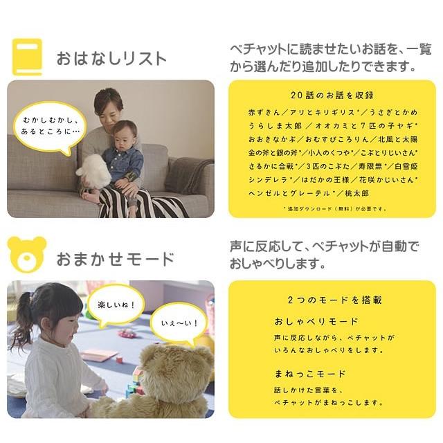 ペチャット Pechat ボタン型スピーカー ぬいぐるみ おしゃべり