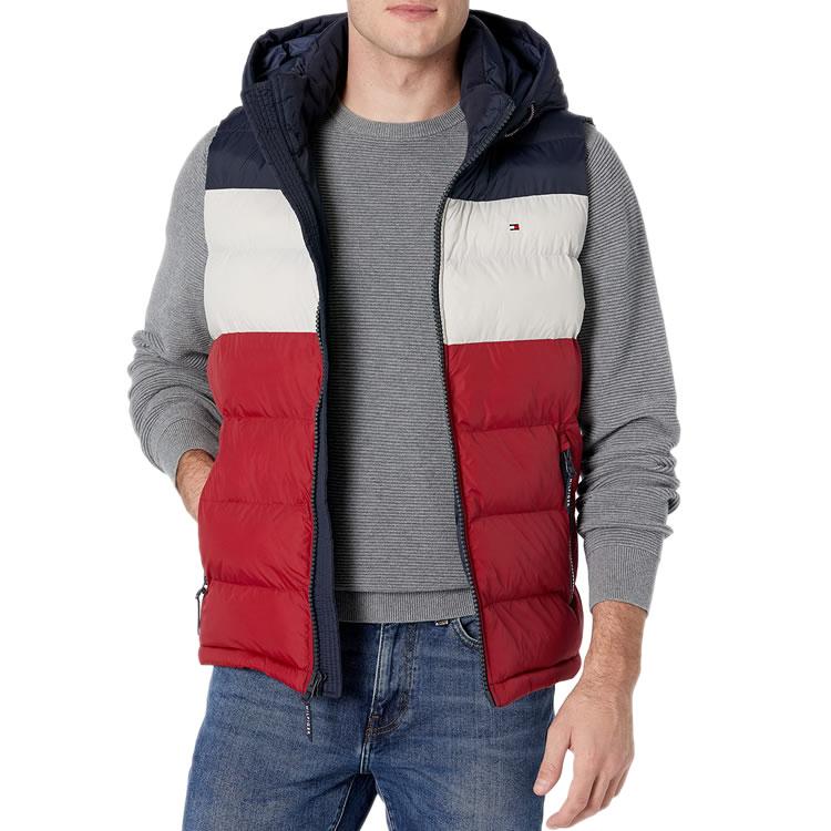 TOMMY HILFIGER トミーヒルフィガー ダウンベスト ライトダウン TOMMY HILFIGER トミーヒルフィガー ダウンベスト ライトダウン