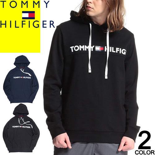 トミーヒルフィガー TOMMY HILFIGER パーカー プルオーバー フーディー スウェット メンズ ロゴ 裏起毛 おしゃれ ブランド 黒  ブラック ネイビー :194-045:MSS - 通販 - Yahoo!ショッピング