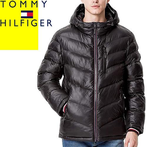 トミーヒルフィガー TOMMY HILFIGER ダウン ダウンジャケット アウター メンズ 軽量 防寒 ゴルフ 大きいサイズ ブランド 黒