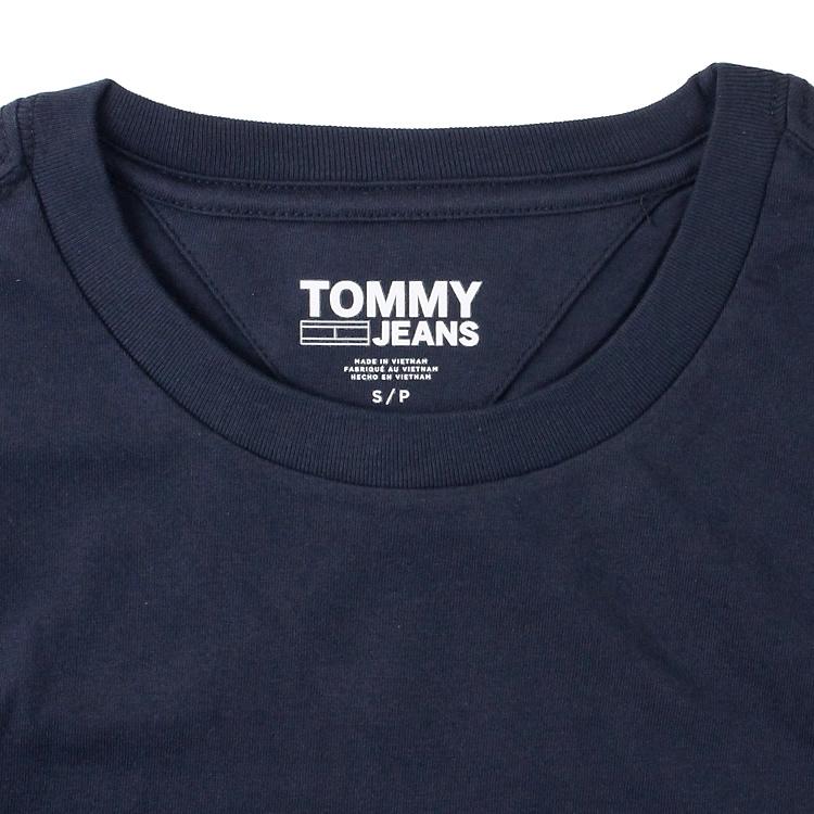 トミーヒルフィガー TOMMY HILFIGER Tシャツ 半袖 クルーネック 丸首 メンズ ロゴ プリント コットン 大きいサイズ ブランド 白 ホワイト ネイビー｜maido-selection｜05