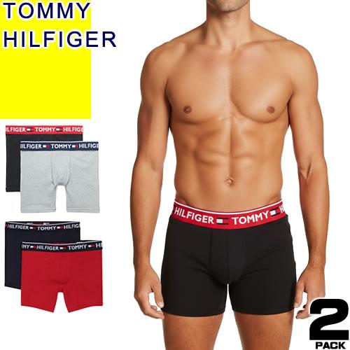 下着・アンダーウェア STRONG BASIC BOXER PANTS (DOUBLE PACK) TOMMY HILFIGER（トミー・ヒルフィガー） ボクサーパンツ 2枚セット 2