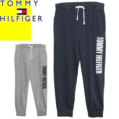 トミーヒルフィガー Tommy Hilfiger スウェットパンツ ジョガーパンツ ロゴ ジョガー メンズ サイドロゴ 裏起毛 ブランド 大きい ネイビー グレー 最安値で