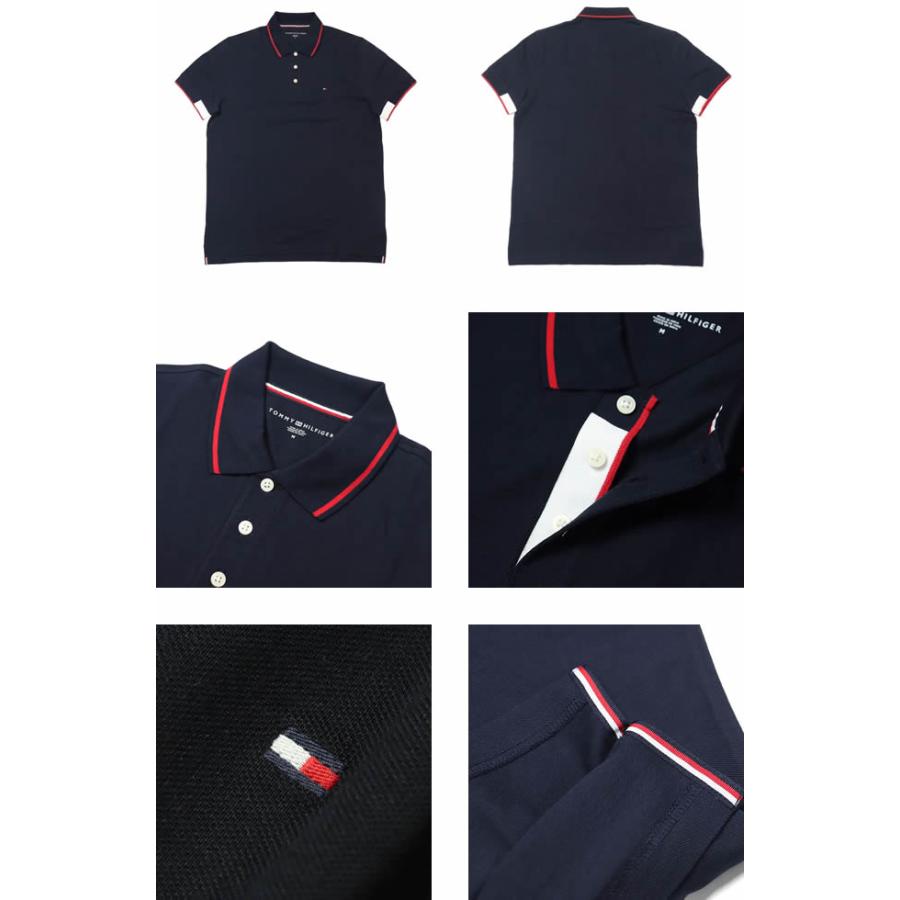 TOMMY HILFIGER（トミー・ヒルフィガー） ポロシャツ 半袖 メンズ ロゴ