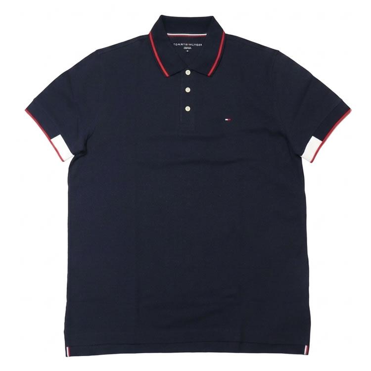 TOMMY HILFIGER（トミー・ヒルフィガー） ポロシャツ 半袖 メンズ ロゴ