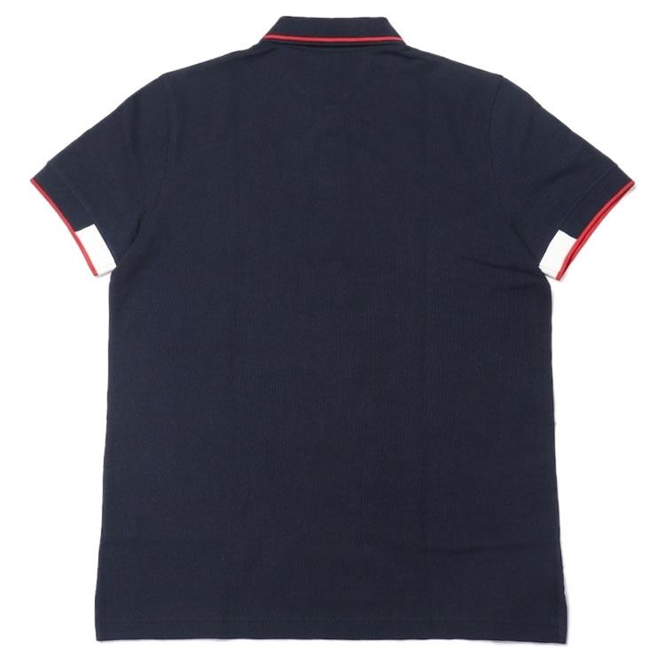 【新品タグ付】 トミーヒルフィガー ポロシャツ XL 紺 鹿の子 ロゴ刺繍 半袖 TOMMY HILFIGER（トミー・ヒルフィガー） SALE 大きいサイズメンズ