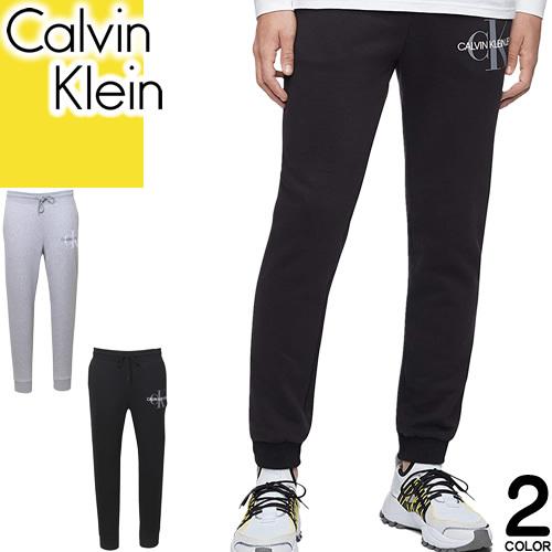 カルバンクライン Calvin Klein スウェットパンツ ジョガーパンツ メンズ ロゴ フリース 裏起毛 大きいサイズ ブランド 黒 ブラック グレー 爆売りセール開催中