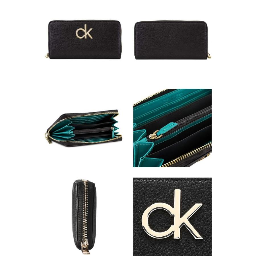 カルバンクライン Calvin Klein 財布 長財布 リロック LRG ジップラウンド レディース ブランド ラウンドファスナー 薄い 大