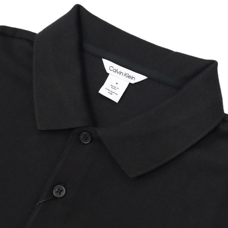 カルバンクラインポロシャツ ブラックSサイズ Calvin Klein（カルバン・クライン） ポロシャツ 半袖 メンズ CK ロゴ