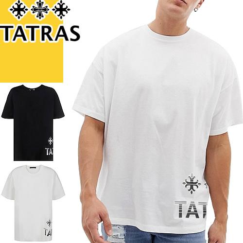 タトラス　シンプルホワイト半袖Tシャツ　白　Mサイズ TATRAS タトラス Tシャツ 半袖 クルーネック 丸首 メンズ