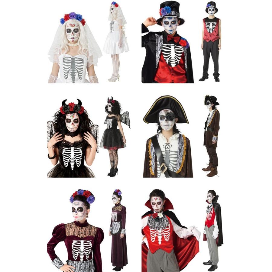 Roses Dead The Of Day コスチューム ハロウィン レノックス 3 Nova Fashion | Black - Set Costume Piece 置物