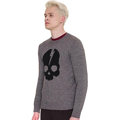 ハイドロゲン セーター ニット メンズ トップス 長袖 厚手 ドクロ スカル ブランド Hydrogen 2 007 Mss 通販 Yahoo ショッピング