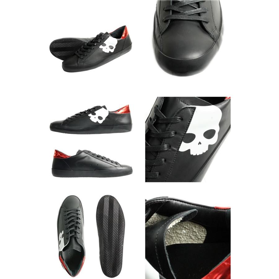 ハイドロゲン Hydrogen スニーカー シューズ メンズ 白 黒 大きいサイズ ブランド おしゃれ ローカット レザー 革 靴 スカル 5cm