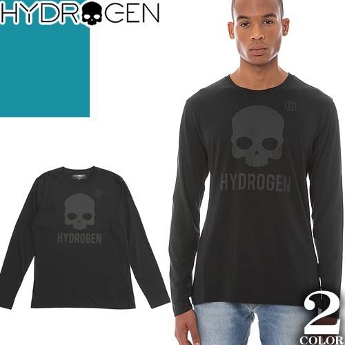 ハイドロゲン Hydrogen ロングt ロンt メンズ アイコン スカルt T