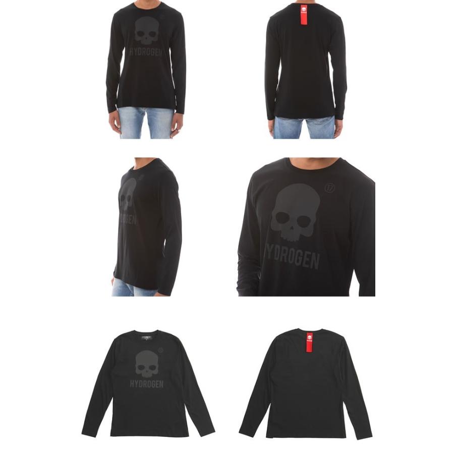 ハイドロゲン Hydrogen ロングt ロンt メンズ アイコン スカルt T
