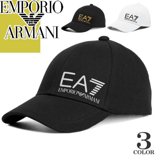 エンポリオ アルマーニ EMPORIO ARMANI EA7 帽子 キャップ ベースボールキャップ メンズ ロゴ 大きいサイズ ブランド プレゼント  黒 白 ブラック ホワイト :203-010:MSS - 通販 - Yahoo!ショッピング