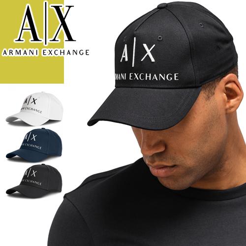 アルマーニ エクスチェンジ ARMANI EXCHANGE キャップ 帽子 ベースボールキャップ メンズ 刺繍 大きいサイズ ブランド