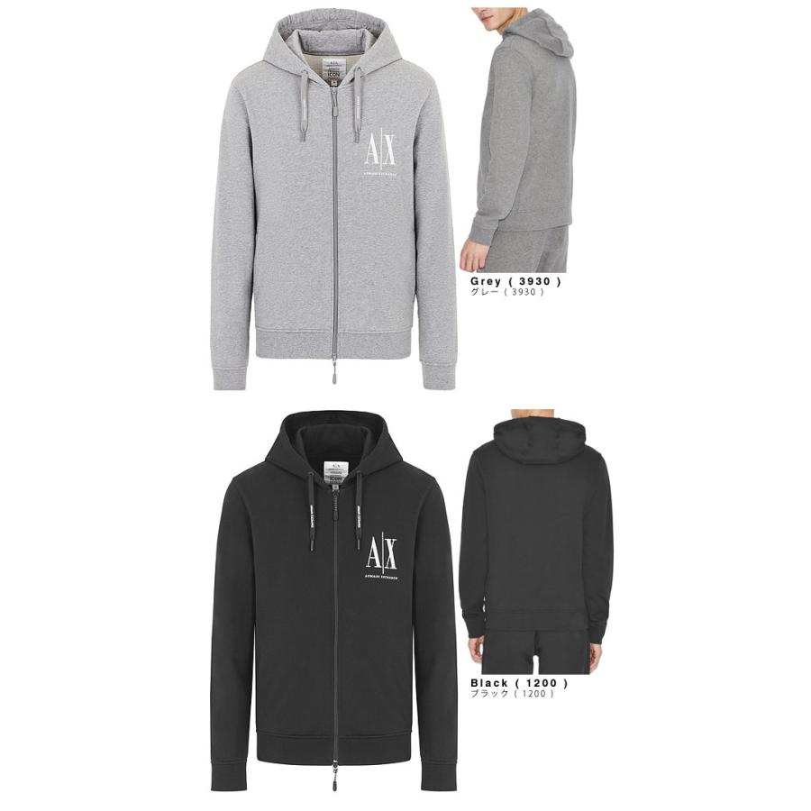 アルマーニエクスチェンジ Armani Exchange パーカー アイコン ロゴ ジップアップ フーディー スウェットシャツ メンズ ロゴ 刺繍 ブランド おしゃれ 黒 3 036 Mss 通販 Yahoo ショッピング