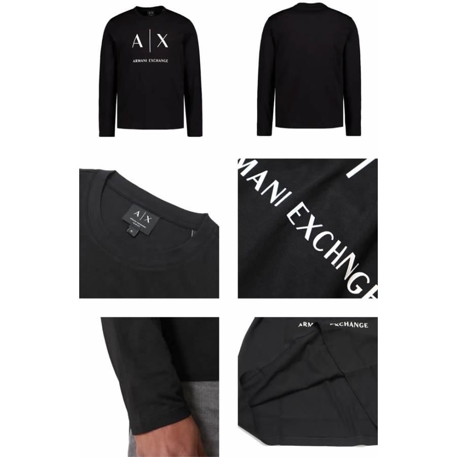 ARMANI COLLEZIONI ロングTシャツ チャコール S ロンT ARMANI EXCHANGE アルマーニ エクスチェンジ ロンT メンズ Tシャツ