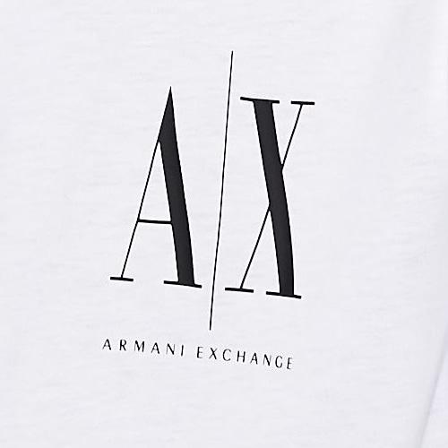 アルマーニエクスチェンジ Armani Exchange ロンt アイコン ロゴ ロング スリーブ ティーシャツ メンズ 長袖 クルーネック 丸首 ブランド おしゃれ 薄手 黒 白 3 059 Mss 通販 Yahoo ショッピング