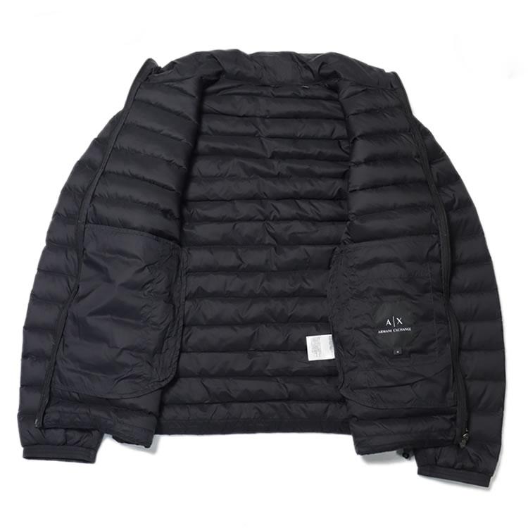 Armani Exchange ブラックダウンジャケット ARMANI EXCHANGE アルマーニ エクスチェンジ ダウン ダウン