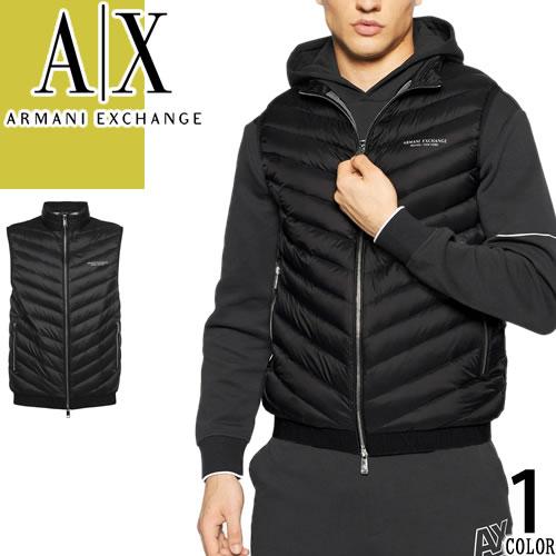 アルマーニ エクスチェンジ ARMANI EXCHANGE ダウン ダウンベスト ミラノ ニューヨーク パファー ベスト メンズ パッカブル  ライトダウン ロゴ 黒 ブラック : 203-087 : MSS - 通販 - Yahoo!ショッピング