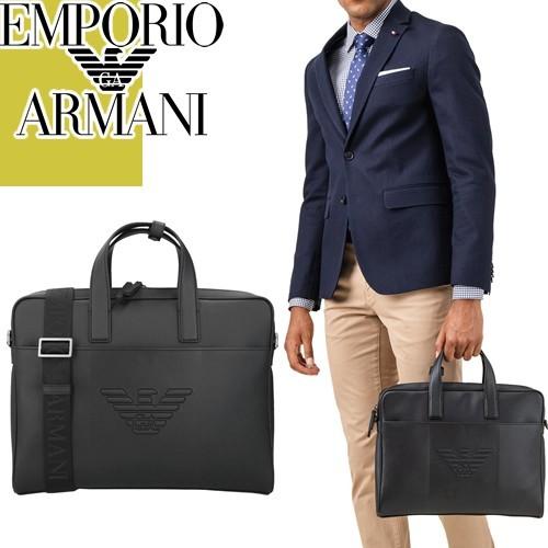 エンポリオアルマーニ Emporio Armani バッグ ブリーフケース ビジネスバッグ サッチェルバッグ メンズ 2way ブランド おしゃれ 黒 ブラック 3 107 Mss 通販 Yahoo ショッピング