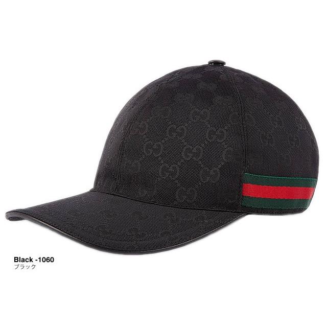 グッチ GUCCI キャップ 帽子 メンズ レディース ベースボールキャップ GGキャンバス ブランド おしゃれ 大きいサイズ 黒 ブラック