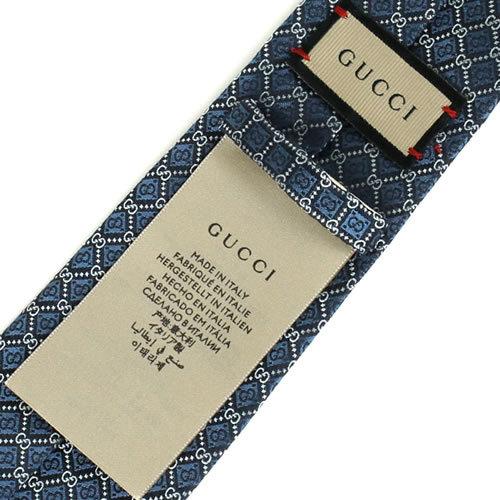 GUCCI グッチ ネクタイ レギュラータイ GG柄 菱形格子柄 GUCCI グッチ ネクタイ レギュラータイ GG柄 菱形格子柄