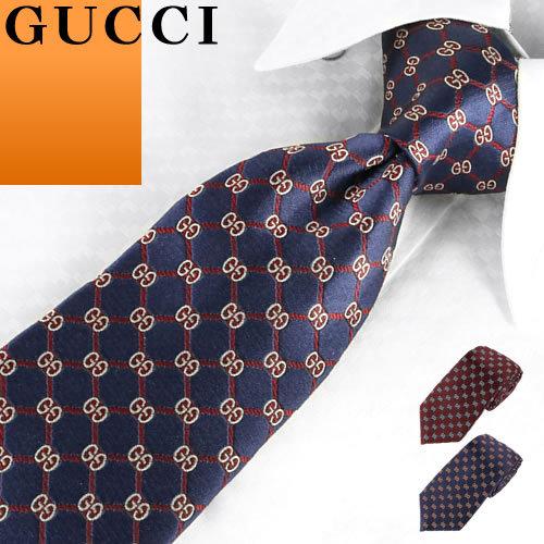 GUCCI グッチ ネクタイ レギュラータイ GG柄 菱形格子柄 GUCCI グッチ ネクタイ レギュラータイ GG柄 菱形格子柄