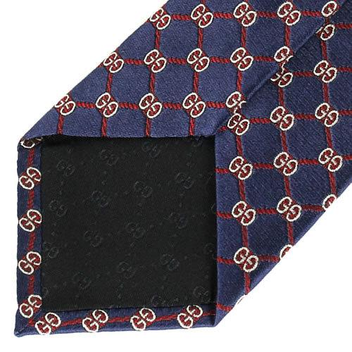 GUCCI グッチ ネクタイ レギュラータイ GG柄 菱形格子柄 GUCCI グッチ ネクタイ レギュラータイ GG柄 菱形格子柄