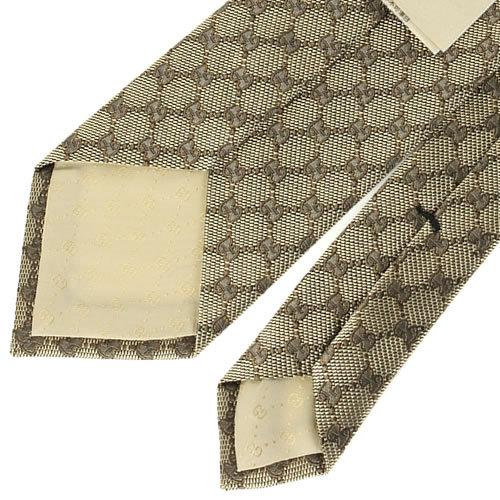 GUCCI グッチ ネクタイ GGパターン シルク イタリア製 8cm幅 GUCCI グッチ ネクタイ GGパターン シルク イタリア製 8cm幅