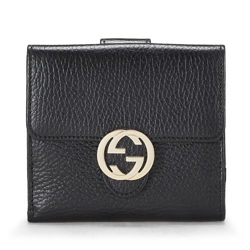 グッチ GUCCI 財布 二つ折り財布 GG インターロッキング ウォレット