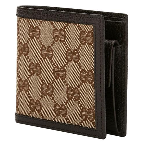 グッチ GUCCI 財布 二つ折り財布 GGキャンバス ビルフォールド 