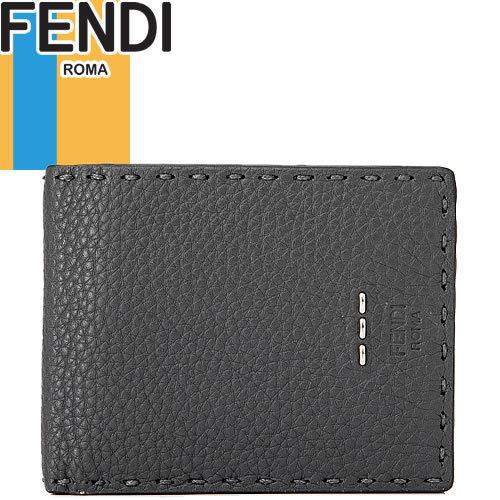 フェンディ FENDI 財布 二つ折り財布 セレリア Selleria メンズ ブランド 薄い 本革 プレゼント ギフト 黒 ブラック :205-016:MSS - 通販 - Yahoo!ショッピング