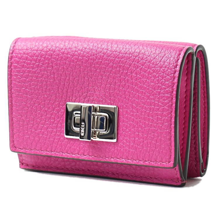 FENDI フェンディ 財布 三つ折り財布 ミニ財布 ピーカブー