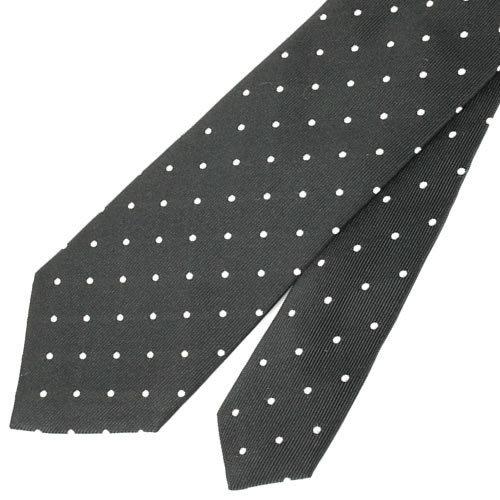 アクアスキュータム Aquascutum ネクタイ メンズ ビジネス 結婚式 フォーマル シルク ブランド おしゃれ 高級 ストライプ ドット柄 ペイズリー 黒 ブラック