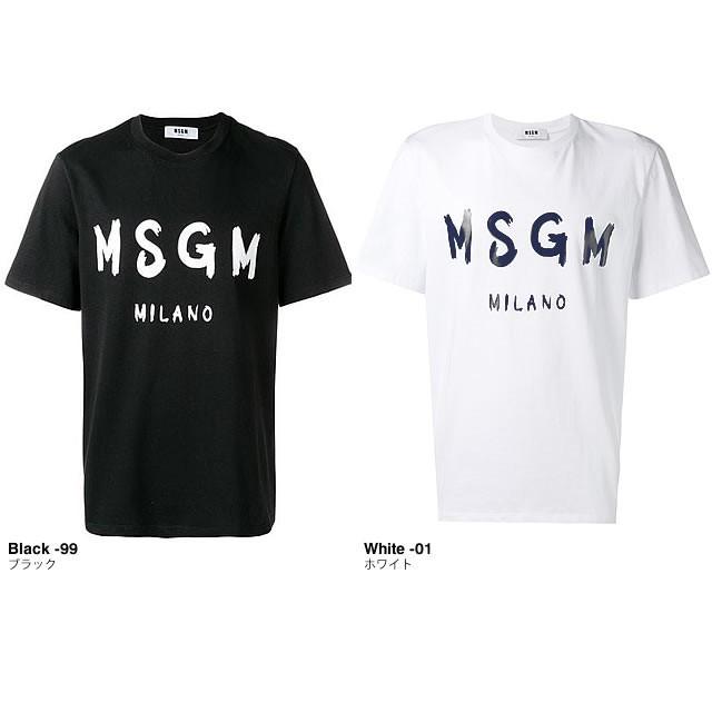 MSGM エムエスジーエム Tシャツ 2840MM97 99 01 メンズ 半袖 MSGM エムエスジーエム Tシャツ 2840MM97 99 01 メンズ 半袖