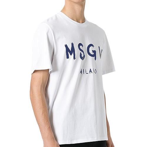 MSGM エムエスジーエム Tシャツ 2840MM97 99 01 メンズ 半袖 MSGM エムエスジーエム Tシャツ 2840MM97 99 01 メンズ 半袖