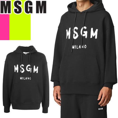 エムエスジーエム MSGM パーカー プルオーバー スウェット メンズ ペイントロゴ 大きいサイズ ブランド 黒 ブラック : 221-019 :  MSS - 通販 - Yahoo!ショッピング