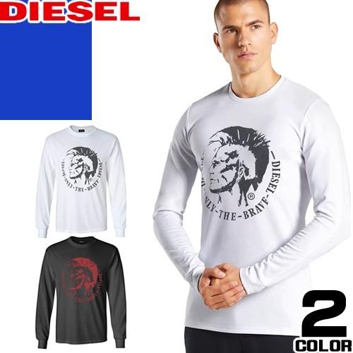 ディーゼル Diesel Tシャツ ロンt T Diego Long B R 00sey7 R091b 900 100 メンズ 長袖 ブランド クルーネック 丸首 プリント 白 黒 ホワイト ブラック 223 046 Mss 通販 Yahoo ショッピング