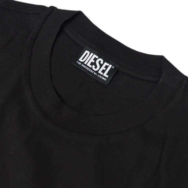 diesel メタル dロゴ スウェット tシャツ DIESEL ディーゼル Tシャツ S-COOLING-L1 A11580 0BMBJ メンズ