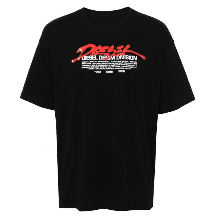 DIESEL（ディーゼル） DIESEL Tシャツ A19700 RHQBG メンズ 半袖 ロゴ