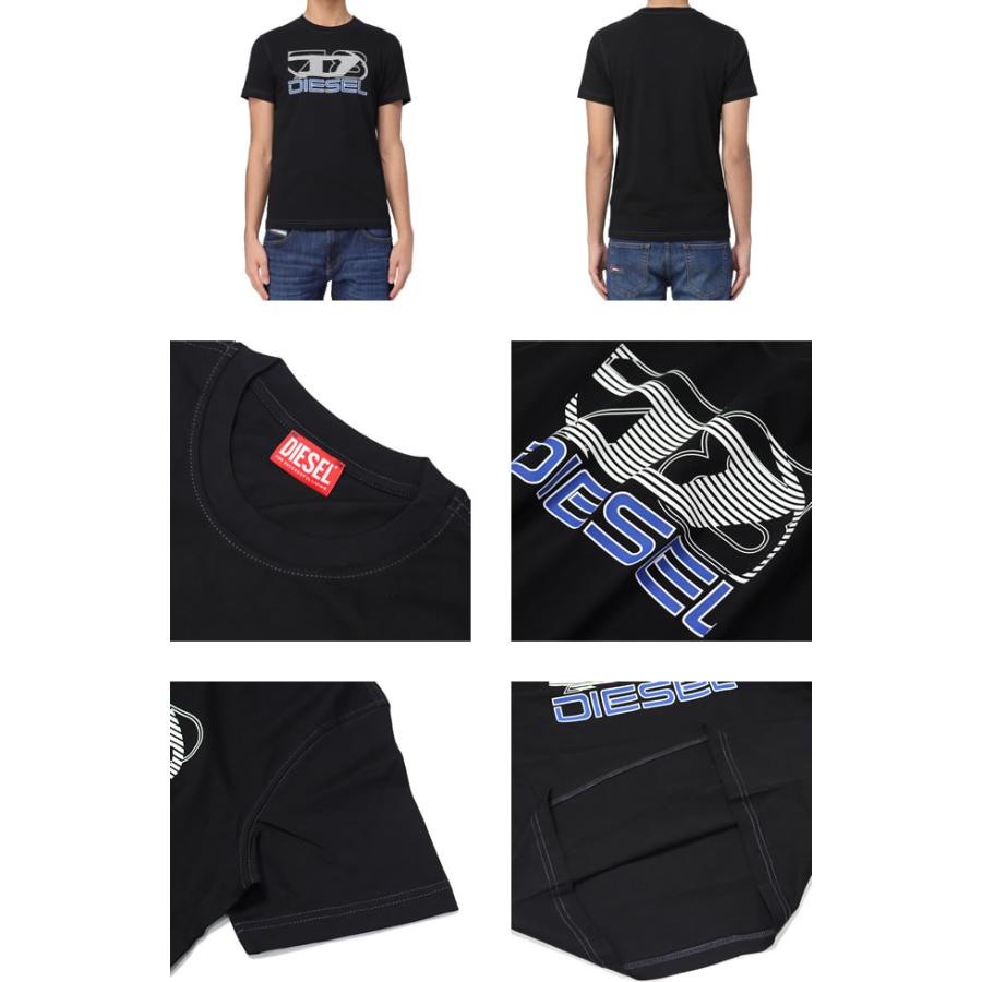 DIESEL（ディーゼル） DIESEL Tシャツ A12502 0GRAI メンズ 半袖 ロゴ