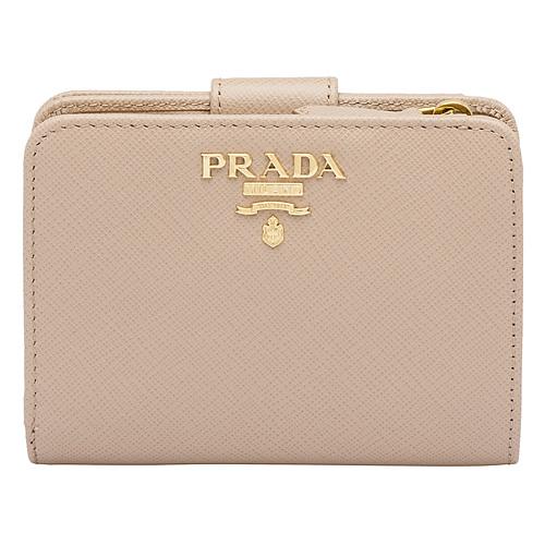 プラダ PRADA 財布 二つ折り財布 スモール サフィアーノ レザー