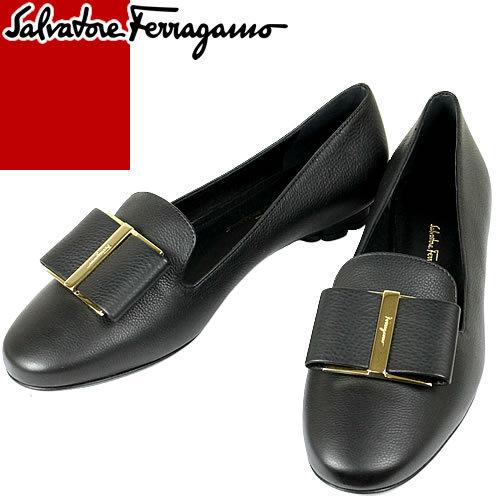 サルヴァトーレフェラガモ Salvatore Ferragamo ローファー フラットシューズ サルノ レディース ヴァラリボン 革 本革 ブランド 履きやすい 黒 ブラック 230 061 Mss 通販 Yahoo ショッピング