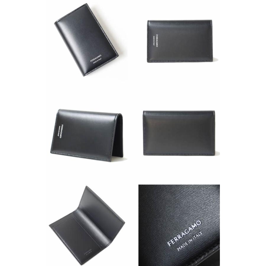 極美品　サルバトーレフェラガモ ケース　レザー ブラック フェラガモ Salvatore Ferragamo サルヴァトーレフェラガモ カード